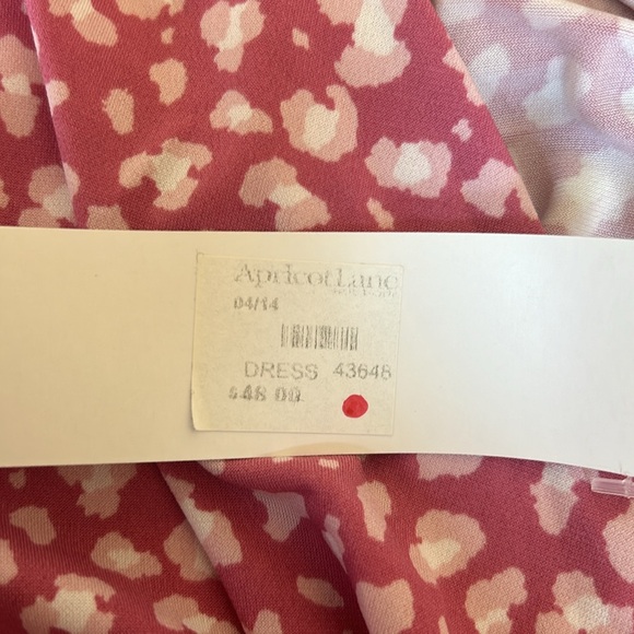 Pink Animal Print Wrap Mini Dress - Picture 5 of 5